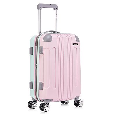 Rockland London Hardside Spinner 2-Piece Luggage Set, 20” Upright/14” Tote