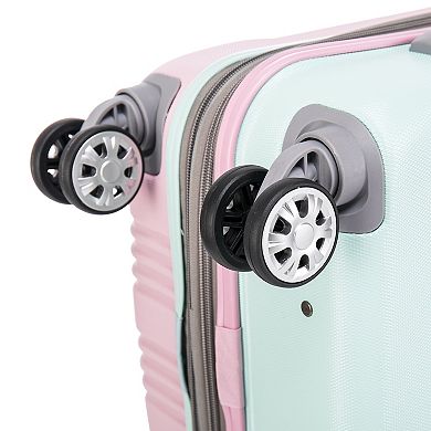 Rockland London Hardside Spinner 2-Piece Luggage Set, 20” Upright/14” Tote