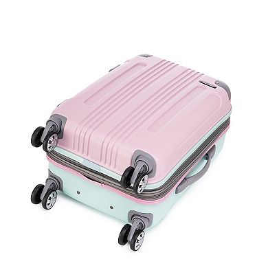 Rockland London Hardside Spinner 2-Piece Luggage Set, 20” Upright/14” Tote