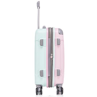 Rockland London Hardside Spinner 2-Piece Luggage Set, 20” Upright/14” Tote