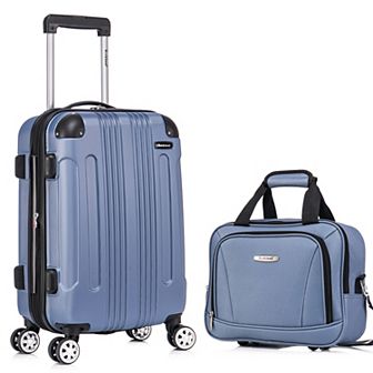 Rockland London Hardside Spinner 2 pc Luggage Set, 20” Upright/14” Tote