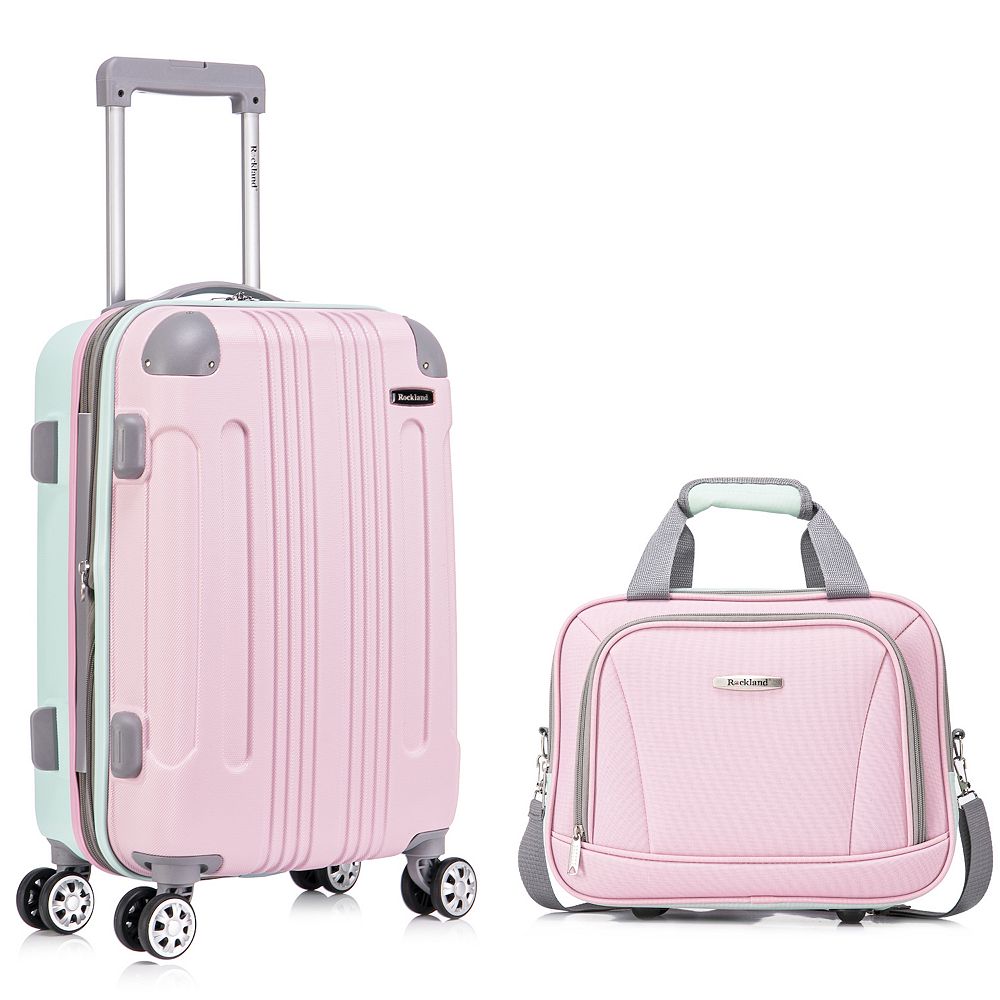 Rockland London Hardside Spinner 2-Piece Luggage Set, 20” Upright