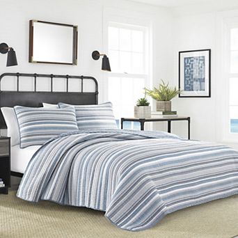Nautica Jettison Gray Quilt Set