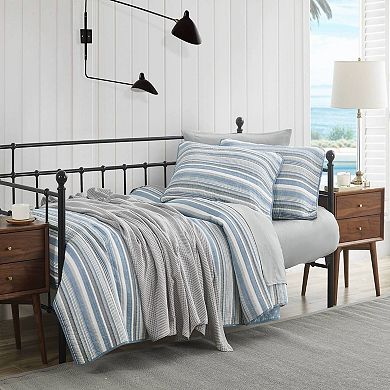 Nautica Jettison Gray Quilt Set