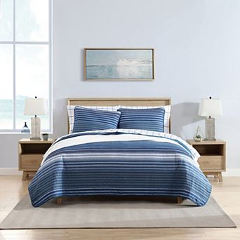 Nautica Coveside Blue Quilt Set