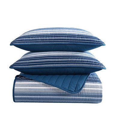 Nautica Coveside Blue Quilt Set