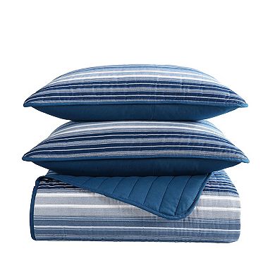 Nautica Coveside Blue Quilt Set