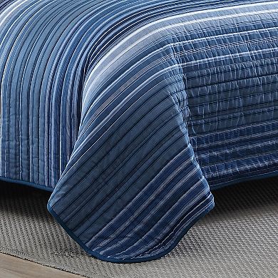 Nautica Coveside Blue Quilt Set