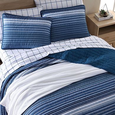 Nautica Coveside Blue Quilt Set