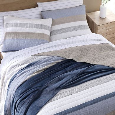 Nautica Galewood Beige Quilt Set