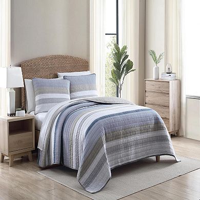 Nautica Galewood Beige Quilt Set