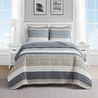 Nautica Ridgeport Beige Quilt Set
