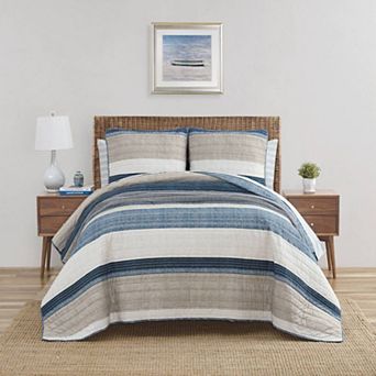 Nautica Ridgeport Beige Quilt Set