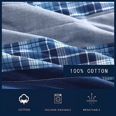 Nautica Addison Blue Quilt Set