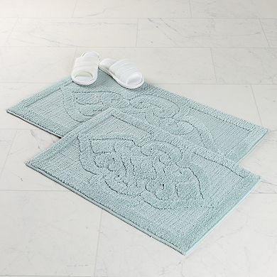 SUPERIOR Myra 2-pc. Medallion Non-Skid Bath Rug Set