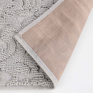 SUPERIOR Venere Floral Scroll Non-Skid 2-pc. Bath Rug Set