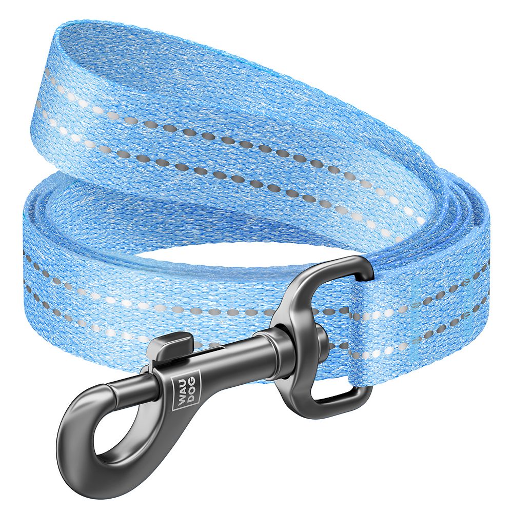 Waudog Leather Round Clip Leash W6MM - L183CM MINT main image 1