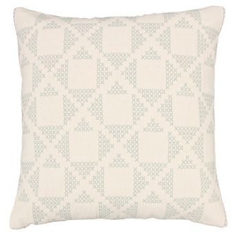 Sonoma Goods For Life® Jacquard Cross Stitch Throw Pillow