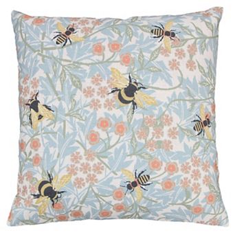 Sonoma Goods For Life® Bees & Flowers Print Throw Pillow