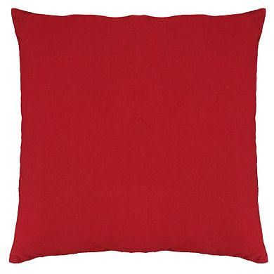 Sonoma Goods For Life® Red Floral Block Print Throw Pillow