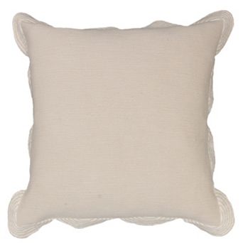 Sonoma Goods For Life® Neutral Scallop Edge Throw Pillow