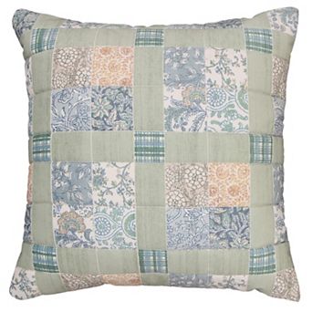 Sonoma Goods For Life® Green Quilted Throw Pillow
