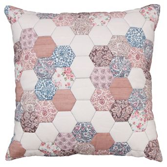 Sonoma Goods For Life® Warm Hexagon Quilted Throw Pillow