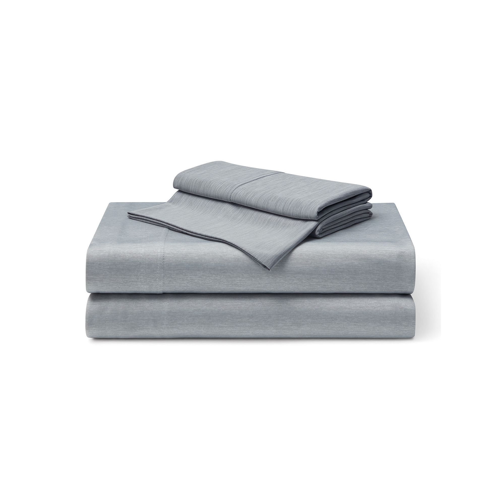 Brookstone Wicking Technology Knit Sheet Set, Gray