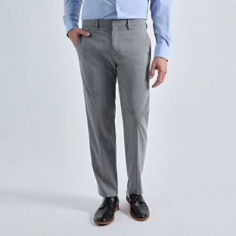 Men's Haggar® Micro Houndstooth Slim Fit Flat Front Suit Pants