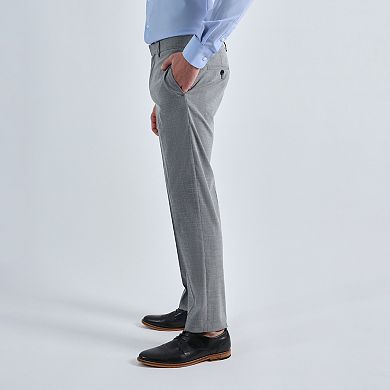 Men's Haggar® Micro Houndstooth Slim Fit Flat Front Suit Pants