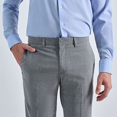 Men's Haggar® Micro Houndstooth Slim Fit Flat Front Suit Pants