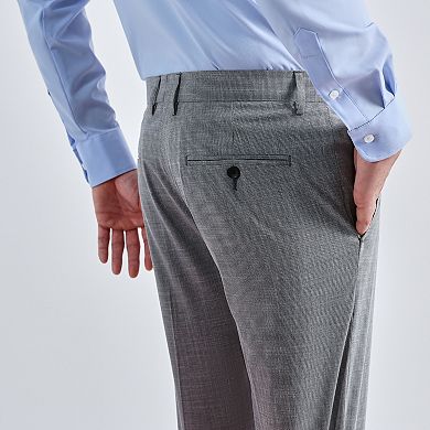 Men's Haggar® Micro Houndstooth Slim Fit Flat Front Suit Pants