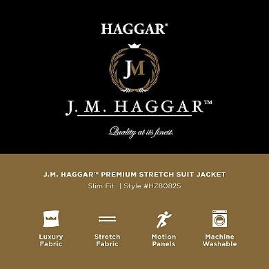 Men's Haggar® Micro Houndstooth Slim Fit Suit Jacket
