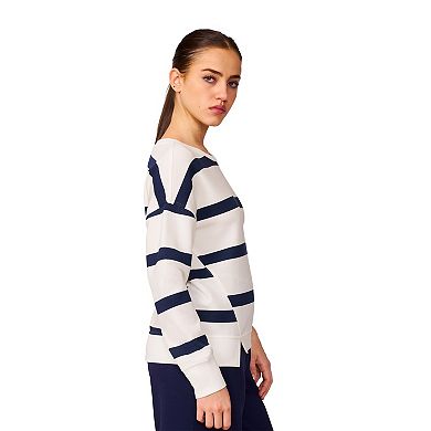 Women's Cable & Gauge Split Hem Sweater