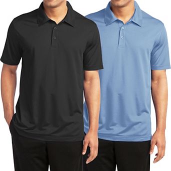 Men's Galaxy By Harvic 2-Pack Moisture-Wicking Golf Polos