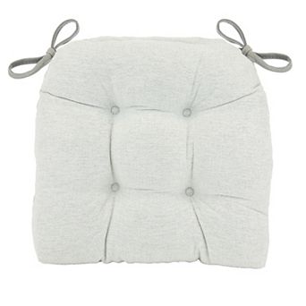 Mingle & Co. Reversible Tufted Chair Pad with Ties