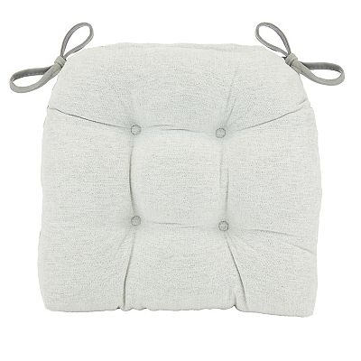 Mingle & Co. Reversible Tufted Chair Pad with Ties