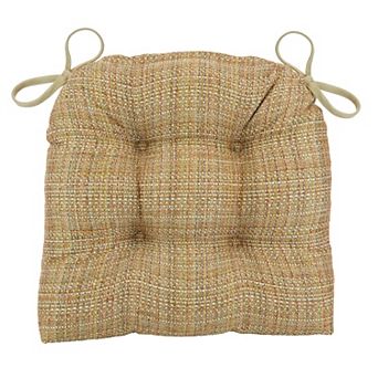 Mingle & Co. Reversible Tufted Chair Pad with Ties