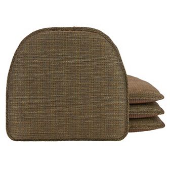 Mingle & Co 4-pack Woven Gripper Chair Pad