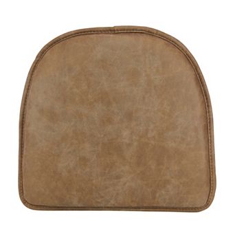 Mingle & Co. Gripper Faux Leather Chair Pad