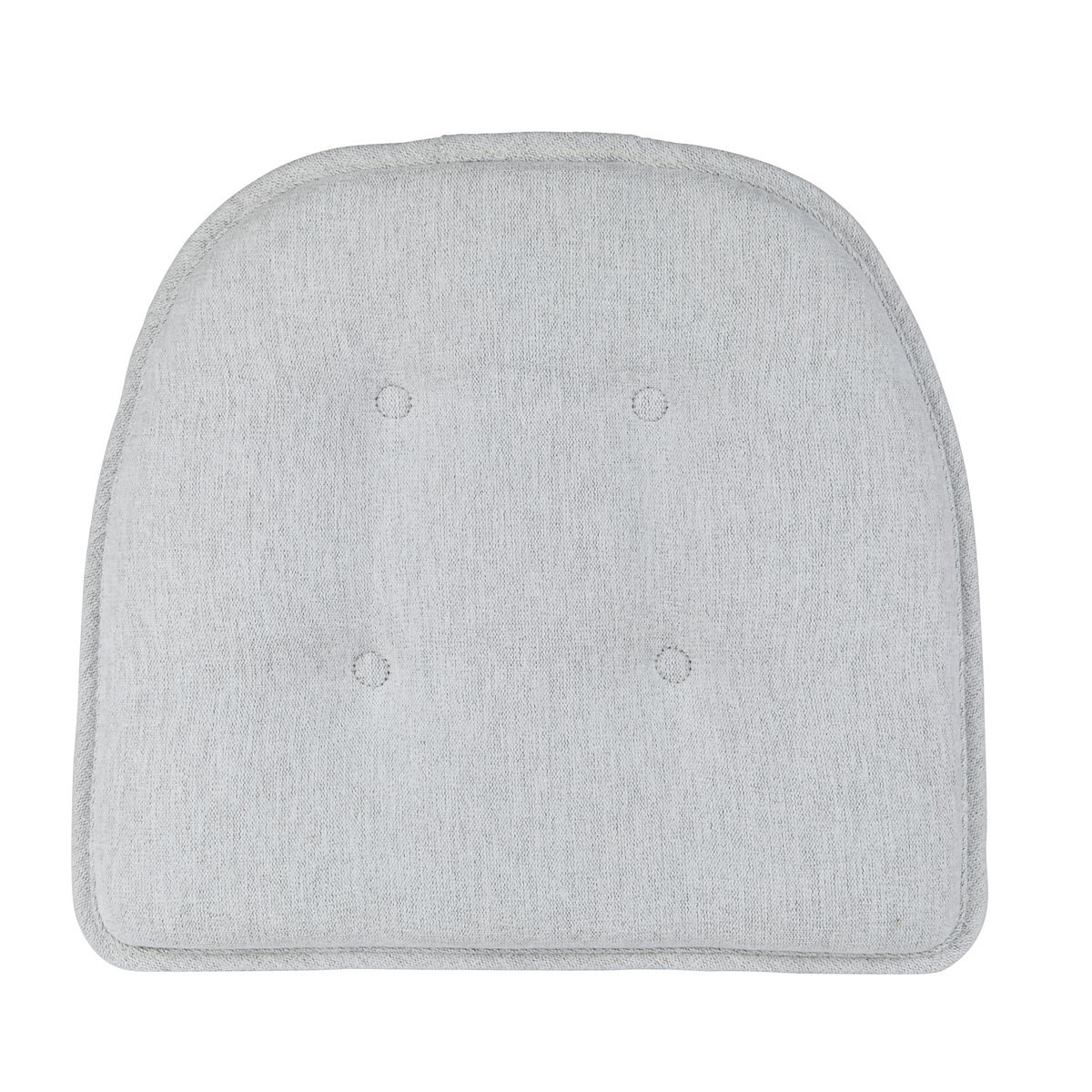Mingle & Co. Tufted Chair Pad - Light Gray