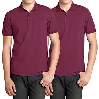 Men's Galaxy 2-Pack Pique Polo Shirts