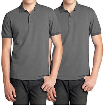 Men's Galaxy 2-Pack Pique Polo Shirts