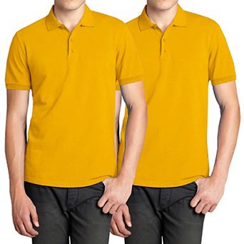 Men's Galaxy 2-Pack Pique Polo Shirts