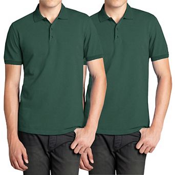Men's Galaxy 2-Pack Pique Polo Shirts