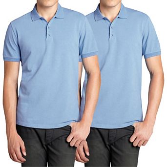Men's Galaxy 2-Pack Pique Polo Shirts