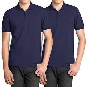 Men's Galaxy 2-Pack Pique Polo Shirts