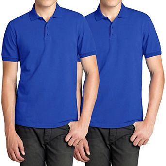 Men's Galaxy 2-Pack Pique Polo Shirts