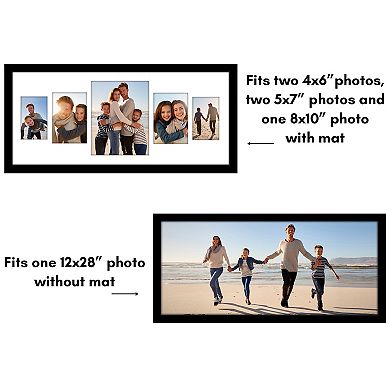 Americanflat 5-Opening Multi-Sized Photo Collage Picture Frame