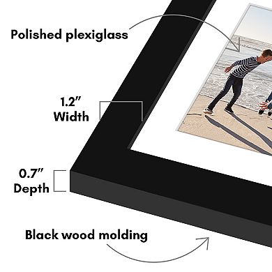 Americanflat 9-Opening Multi-Sized Collage Picture Frame